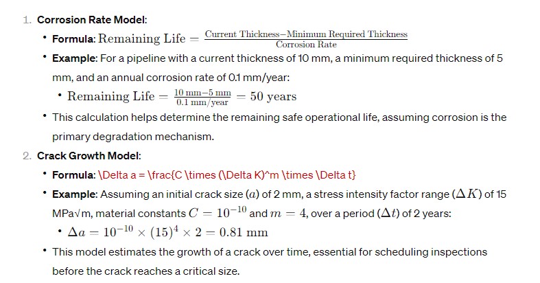 API 581 RBI Probability of Failure Calculations